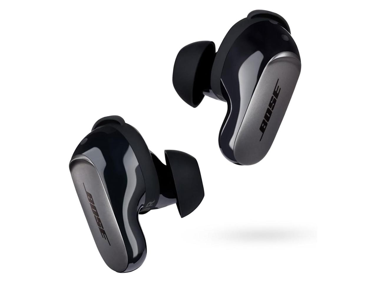 Bose QuietComfort Ultra earbuds close-up showing design details