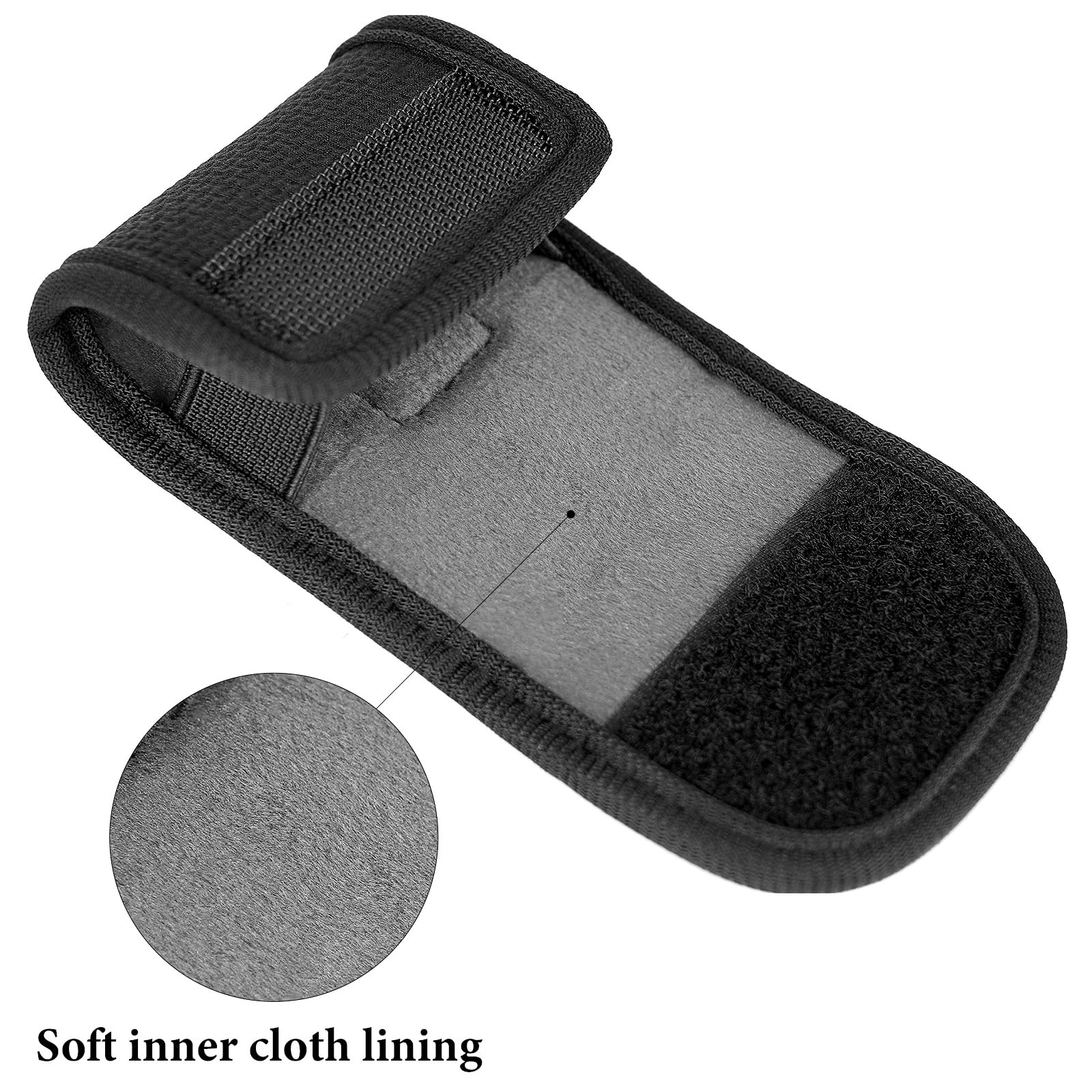 Soft fabric pouch for earbuds