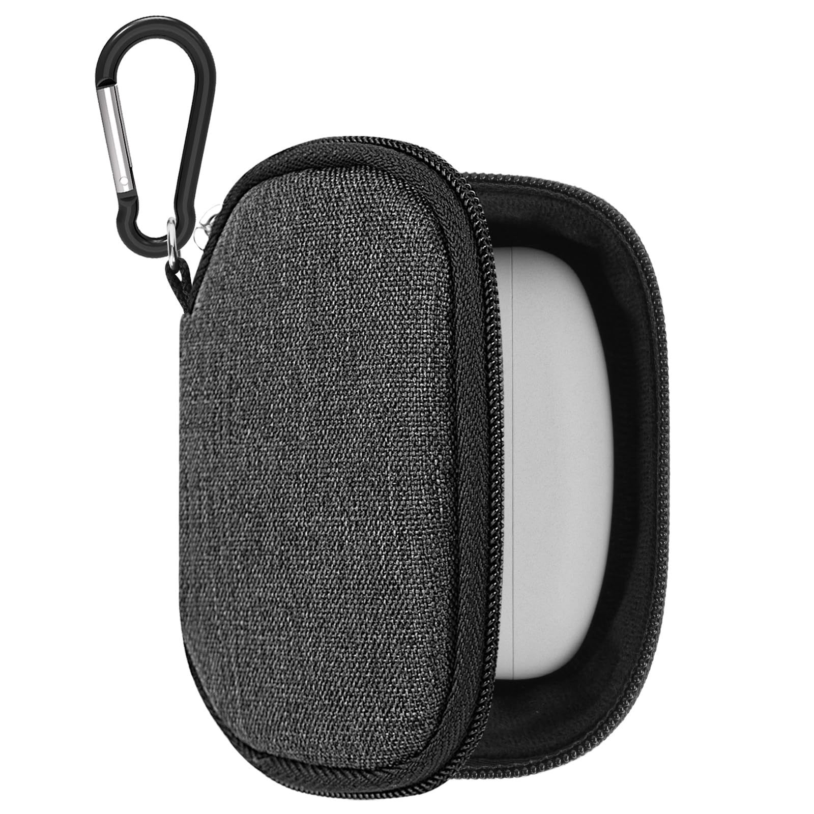 Multi-function case with carabiner and storage