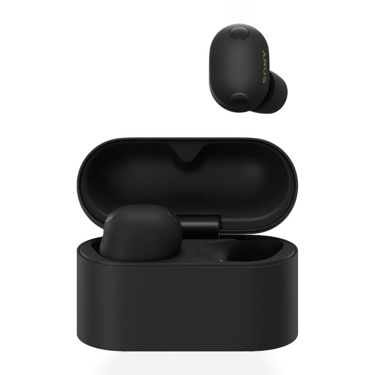 Sony WF-1000XM6 wireless earbuds with charging case